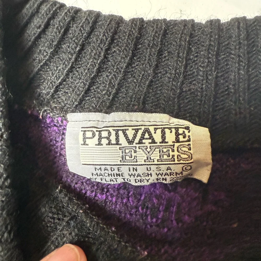 Vintage Private Eyes Sheep Sweater